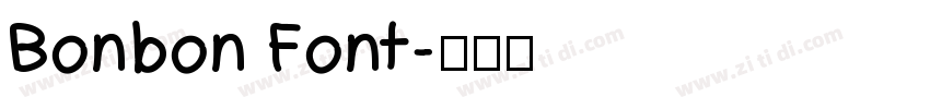 Bonbon Font字体转换